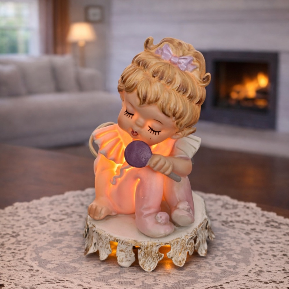 Vintage Aladdin Giftware 70’s Lollipop Doll Nightlite